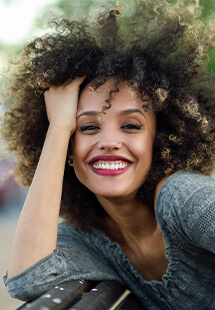 smiling woman