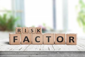 risk factor spelled out in letter blocks